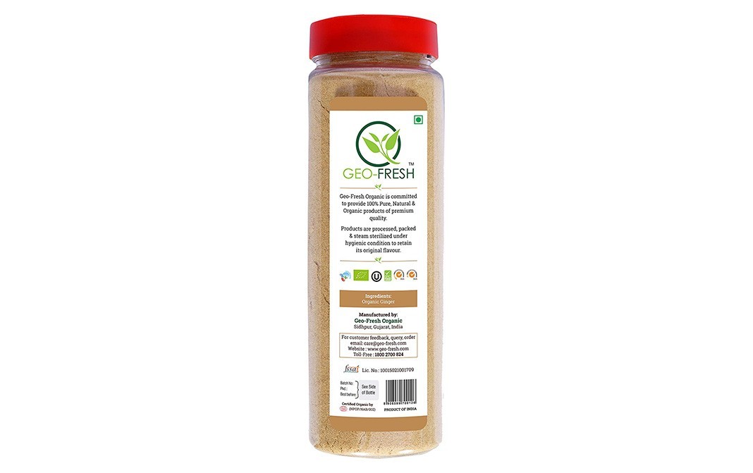 Geo-Fresh Organic Ginger Powder    Bottle  400 grams